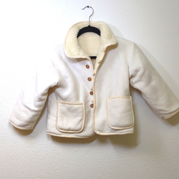 HANDMADE cotton jacket coat Girl 2-5 years old - Picture 1 of 7